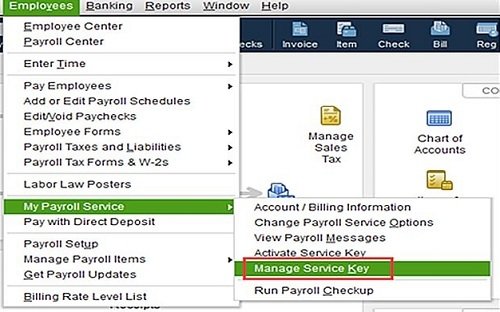 Manage Service Key