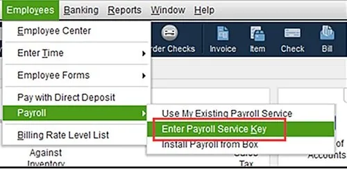 Payroll Service Key