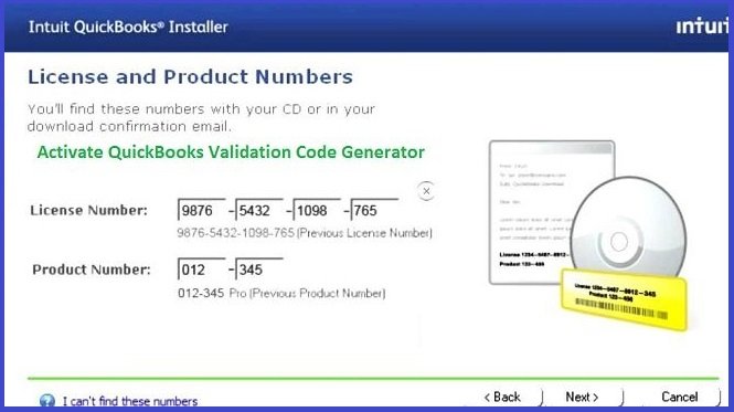 License and product Number