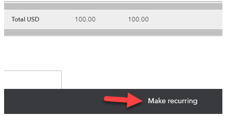 make recurring
