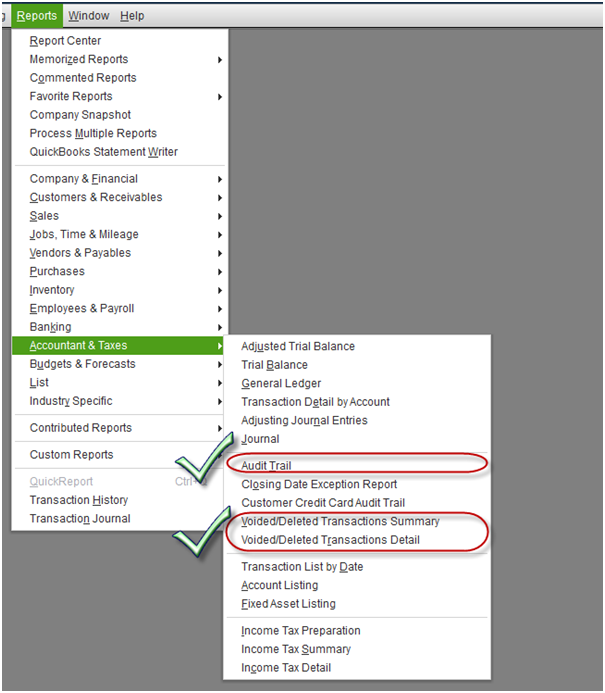 Run Audit Trail Reports