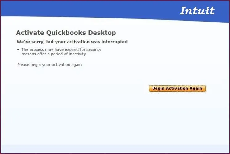 QuickBooks Subscription Needs Activated