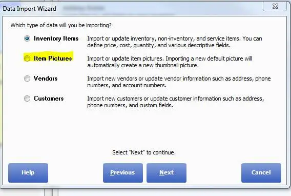 QuickBooks POS Data import