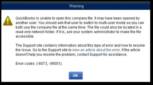 QuickBooks Won't Open Company File